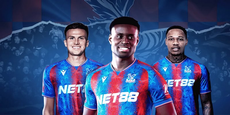 Net88 và Crystal Palace ký kết hợp tác tài trợ áo đấu
