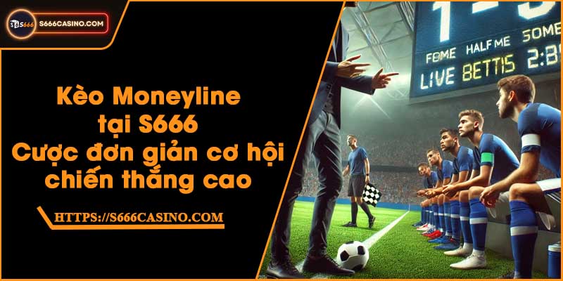 Kèo Moneyline tại S666 - Cược đơn giản, cơ hội chiến thắng cao
